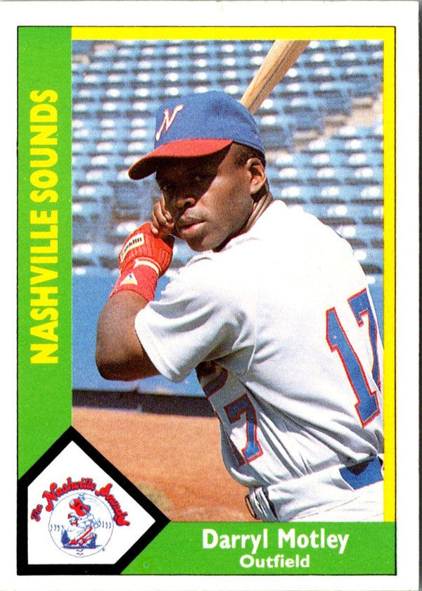1990 CMC Nashville Sounds Darryl Motley #18