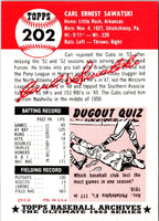 1991 Topps Archives 1953 Carl Sawatski #202