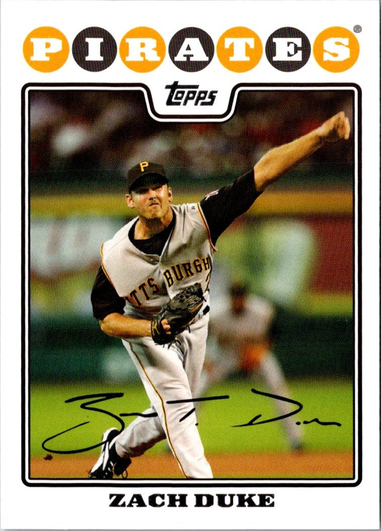 2008 Topps Zach Duke