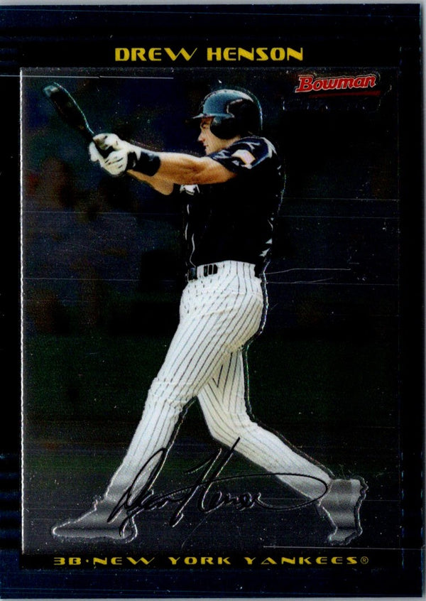 2002 Bowman Draft Picks & Prospects Chrome Drew Henson #BDP133