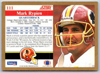 1991 Score Mark Rypien #111