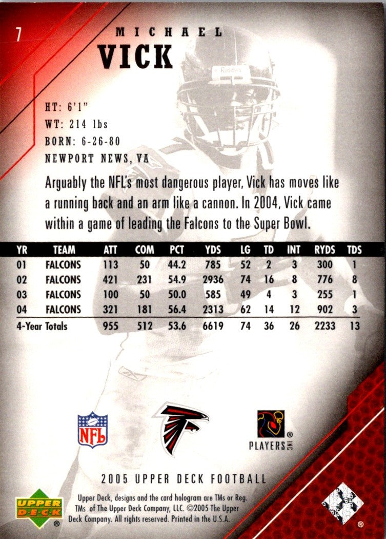 2005 Upper Deck Michael Vick