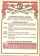 1981 Donruss Kiko Garcia