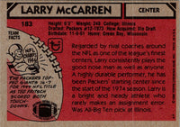 1980 Topps Larry McCarren #183 NM-MT