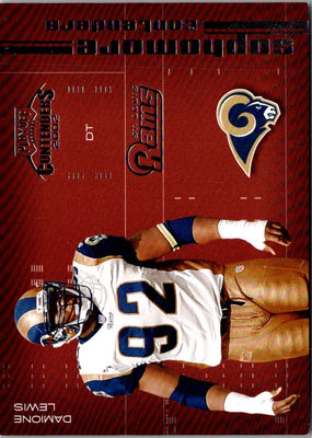 2002 Playoff Contenders Sophomore Damione Lewis #SC-16