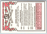 1981 Donruss Ed Whitson #74