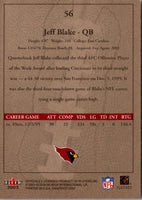 2003 Fleer Snapshot Jeff Blake #56