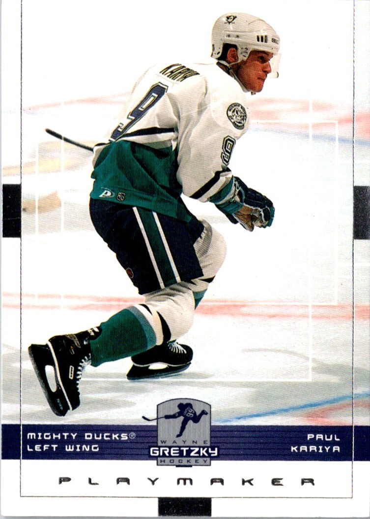 1999 Upper Deck Wayne Gretzky Paul Kariya