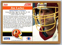 1991 Score Jim Lachey #360