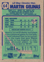 1990 Topps Martin Gelinas #64 Rookie