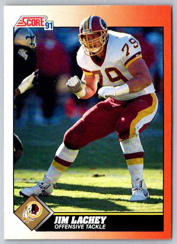 1991 Score Jim Lachey #360