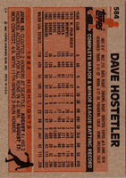 1983 Topps Dave Hostetler #584 Rookie
