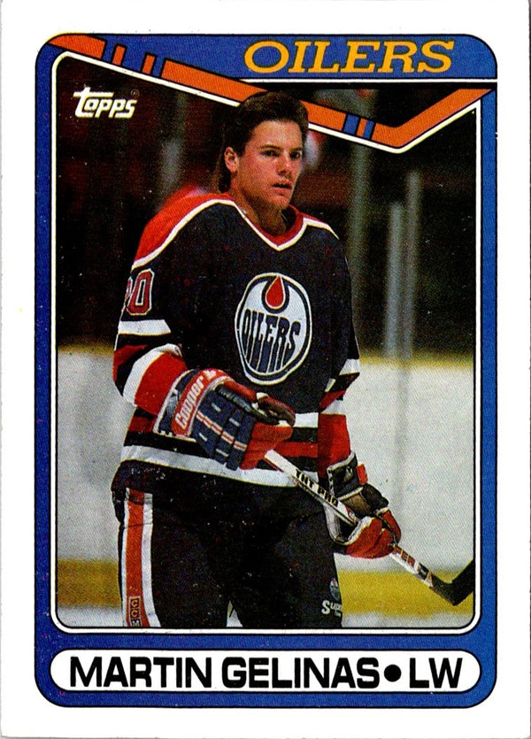 1990 Topps Martin Gelinas #64 Rookie