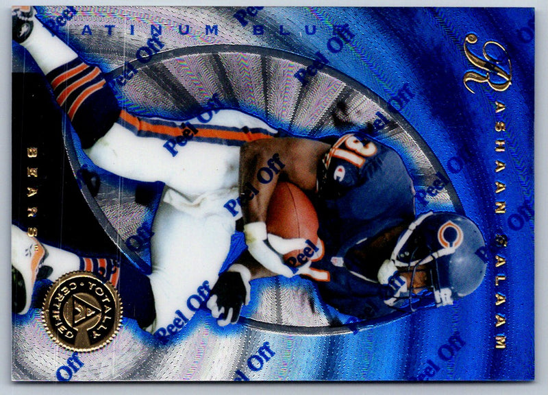 1997 Pinnacle Totally Certified Platinum Blue Rashaan Salaam