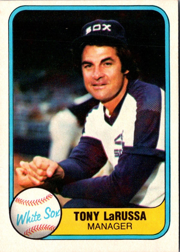 1981 Fleer Tony LaRussa #344