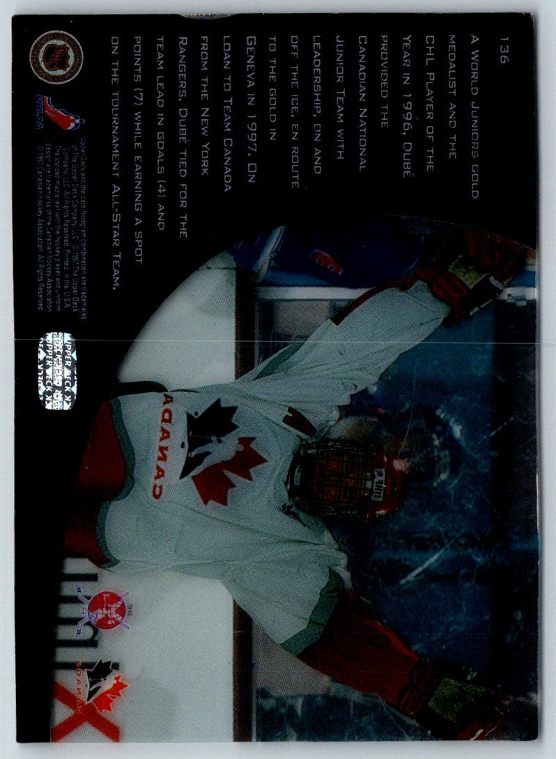 1996 Upper Deck Ice Christian Dube