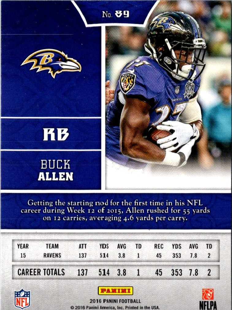 2016 Panini Buck Allen