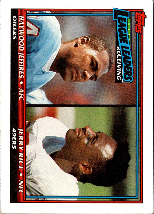 1991 Topps Haywood Jeffires/Jerry Rice #10
