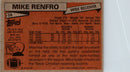 1981 Topps Mike Renfro
