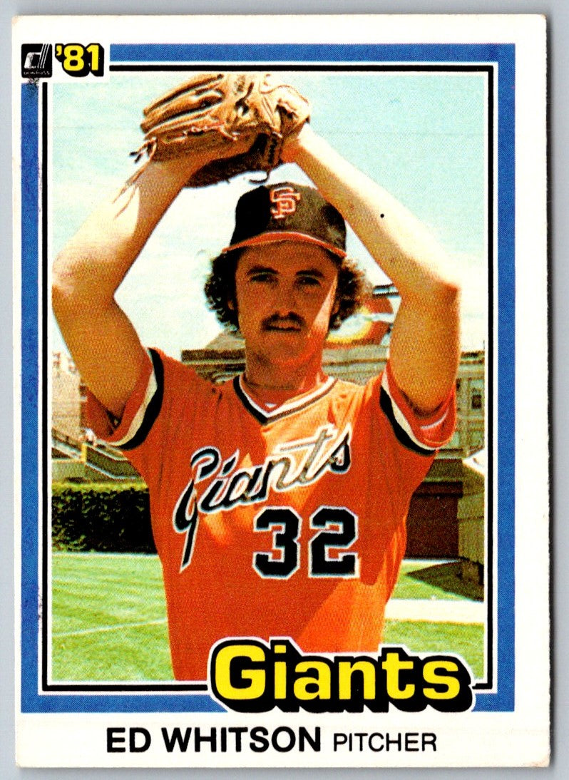 1981 Donruss Ed Whitson