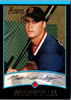 2001 Bowman Draft Picks & Prospects Matt Cooper #BDP12 Rookie