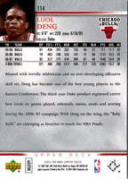 2007 Upper Deck Luol Deng #114