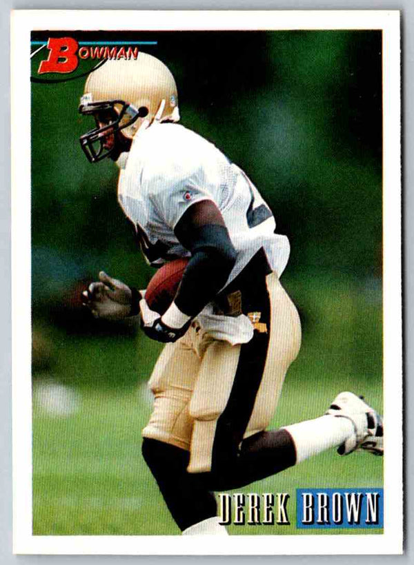 1993 Bowman Football Derek Brown #135