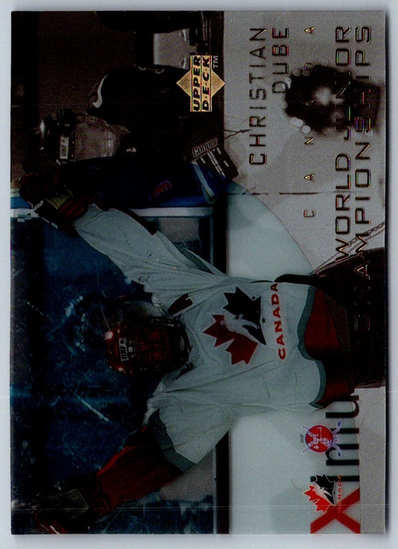 1996 Upper Deck Ice Christian Dube #136