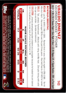 2011 Bowman Ubaldo Jimenez