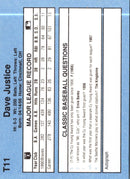 1991 Classic I Dave Justice