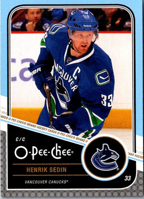 2011 O-Pee-Chee Henrik Sedin #33