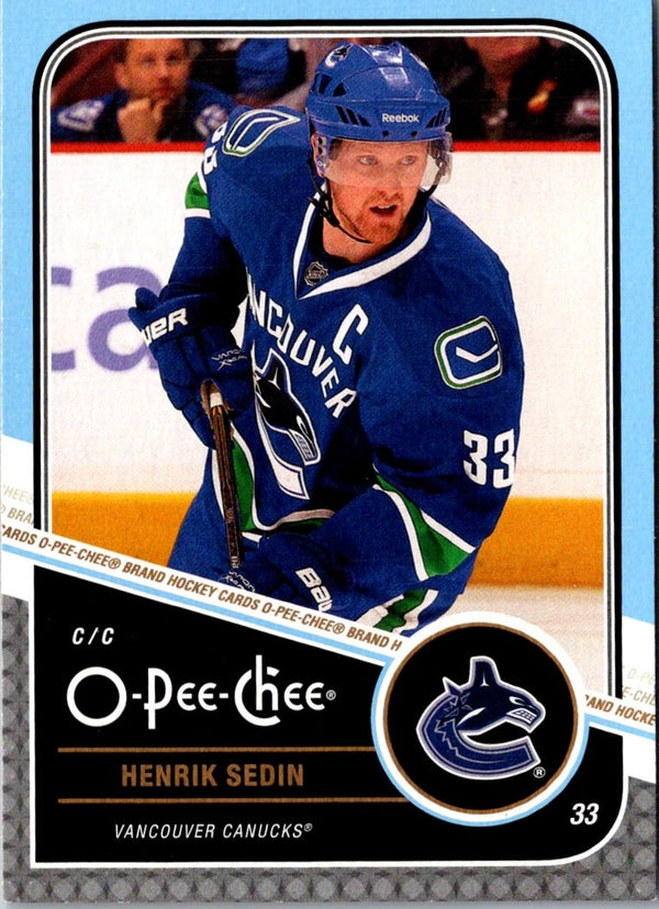 2011 O-Pee-Chee Henrik Sedin #33