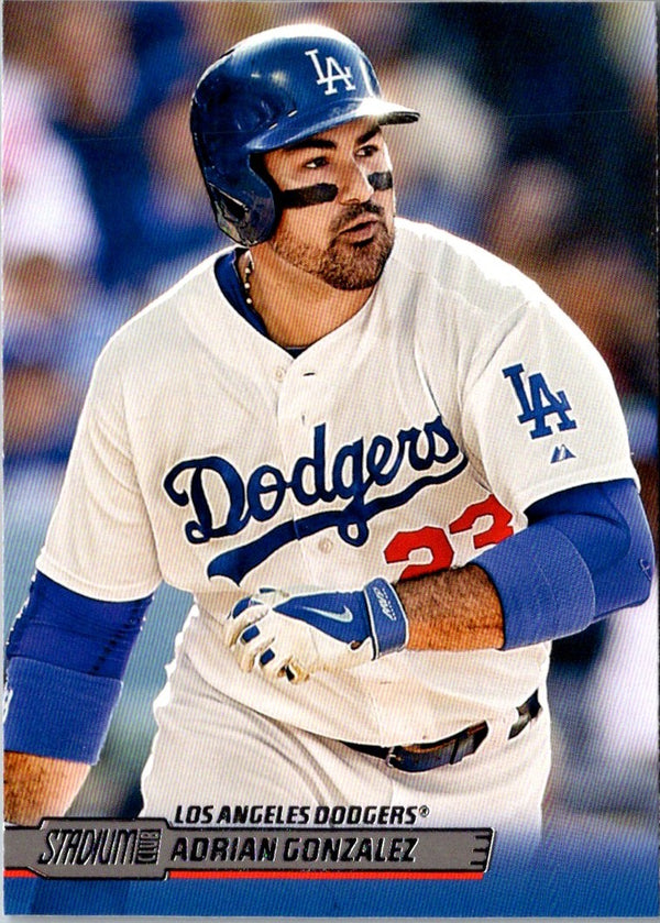 2014 Stadium Club Adrian Gonzalez #7