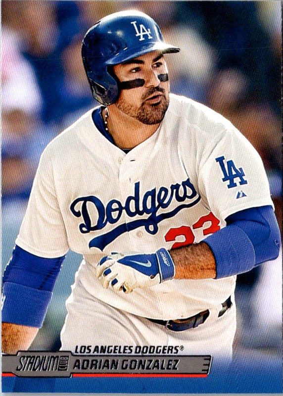 2014 Stadium Club Adrian Gonzalez #7