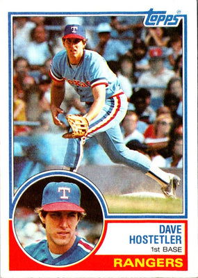 1983 Topps Dave Hostetler #584 Rookie