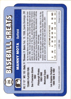 1990 Swell Baseball Greats Manny Mota #26