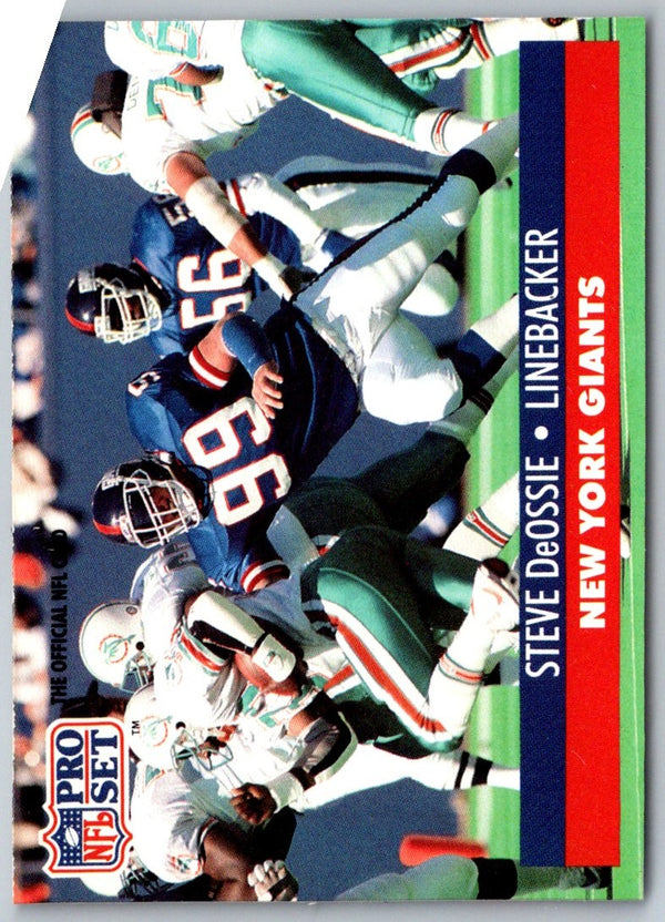 1991 Pro Set Steve DeOssie #58