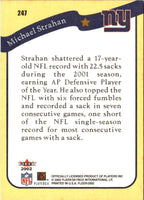 2002 Fleer Tradition Michael Strahan #247