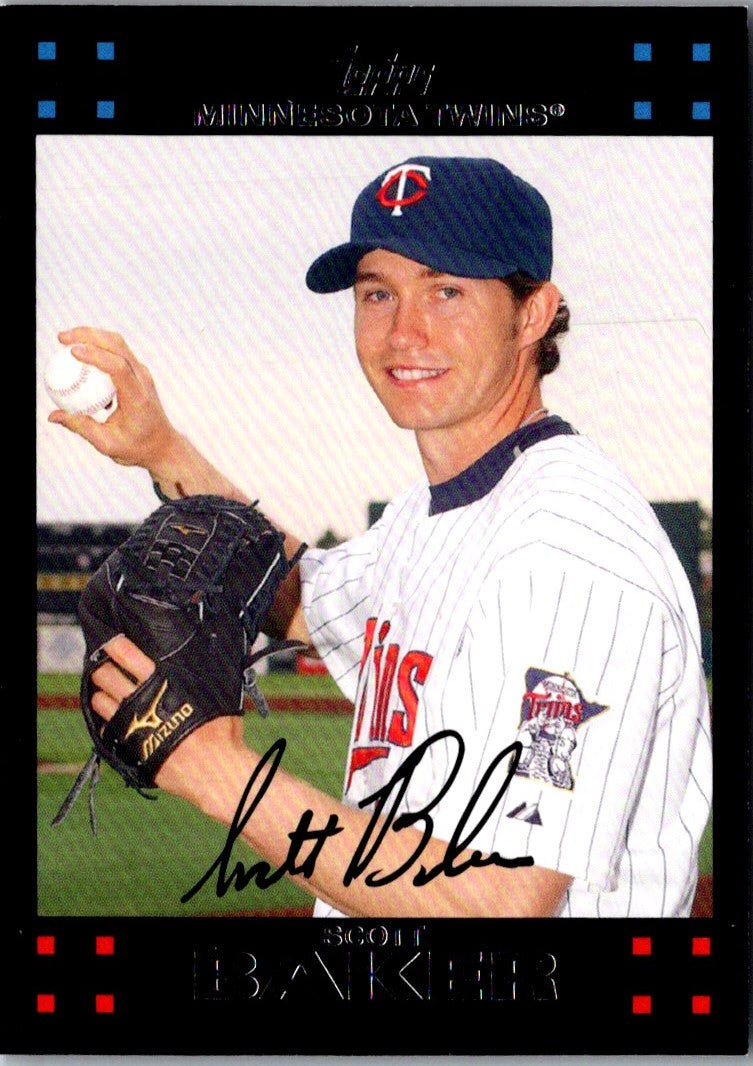 2007 Topps Updates & Highlights Scott Baker