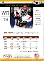2010 SAGE HIT Damian Williams #18