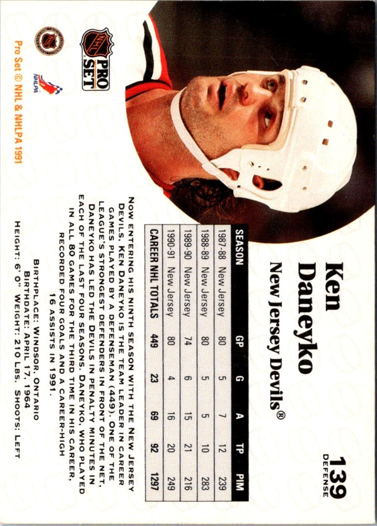 1991 Pro Set French Ken Daneyko