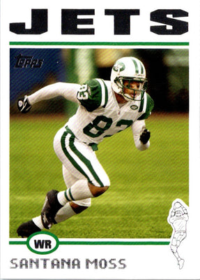 2004 Topps Santana Moss #165