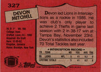1987 Topps Devon Mitchell #327 Rookie NM+