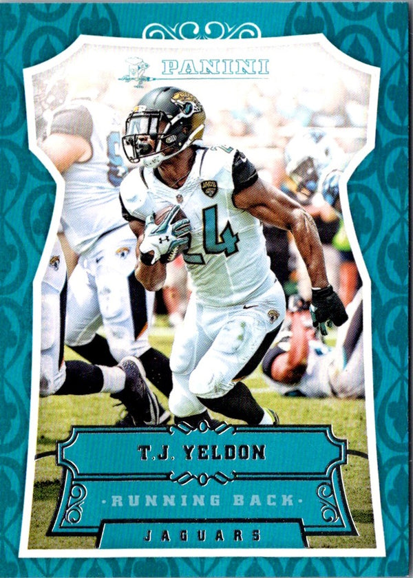 2016 Panini Bravery Green T.J. Yeldon #184 /199