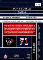 2002 Playoff Absolute Memorabilia Tony Boselli #135