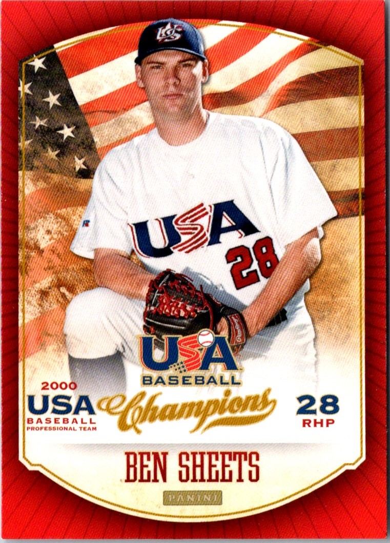 2013 Panini USA Champions Ben Sheets