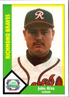 1990 CMC Richmond Braves John Alva #23