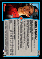 2001 Bowman Draft Picks & Prospects Cody Ransom #BDP77 Rookie