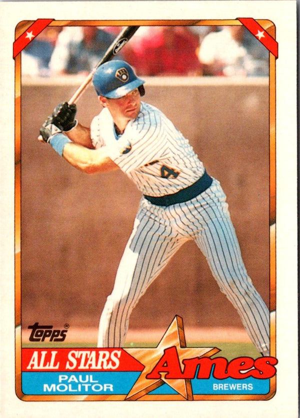 1990 Topps Ames All-Stars Paul Molitor #14