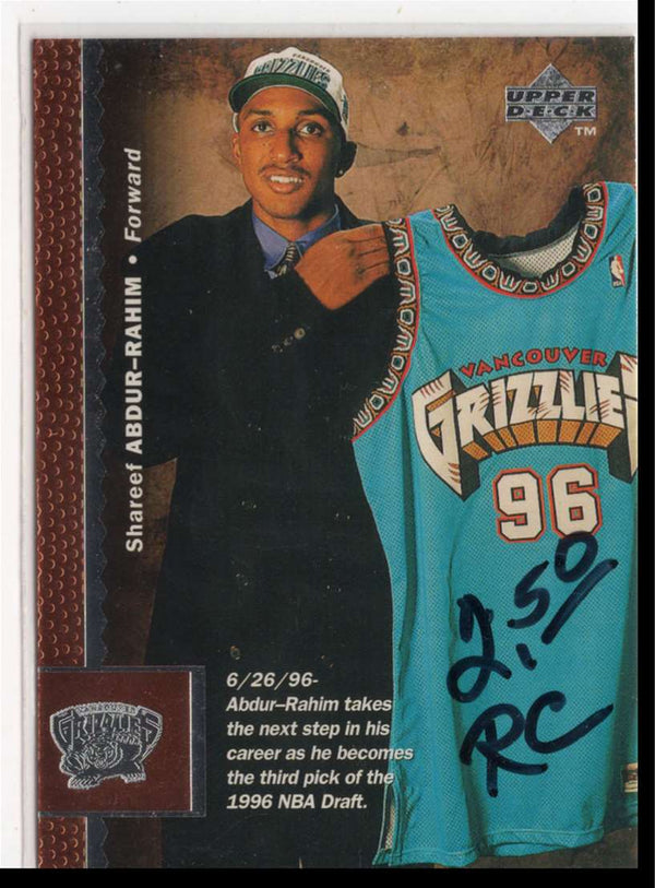 2001 Upper Deck Shareef Abdur-Rahim #226